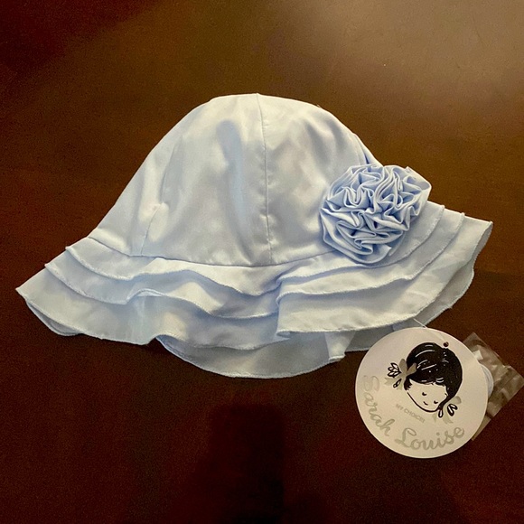 Sarah Louise Pale Blue Sun hat - Picture 1 of 4